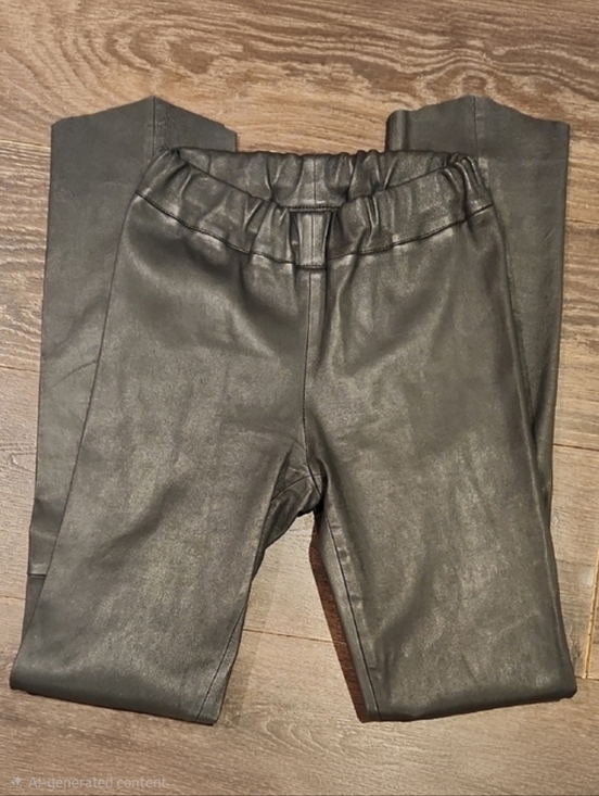 Carina New York Pants - ❤️ CARINA NEW YORK LAMBS LEATHER STEP HEM LEGGINGS, SMALL